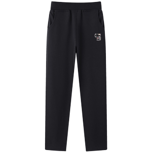 女童裤子薄绒儿童休闲裤秋冬加绒中大童运动裤冬季保暖学生直筒裤