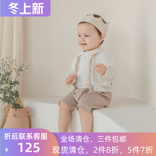 KIDS CLARA夏季 男女宝宝薄款 韩国新品 短裤 婴儿大PP宽松休闲灯笼裤