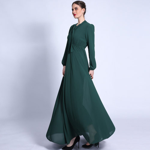 NEWMuslimdress欧美雪纺连衣裙