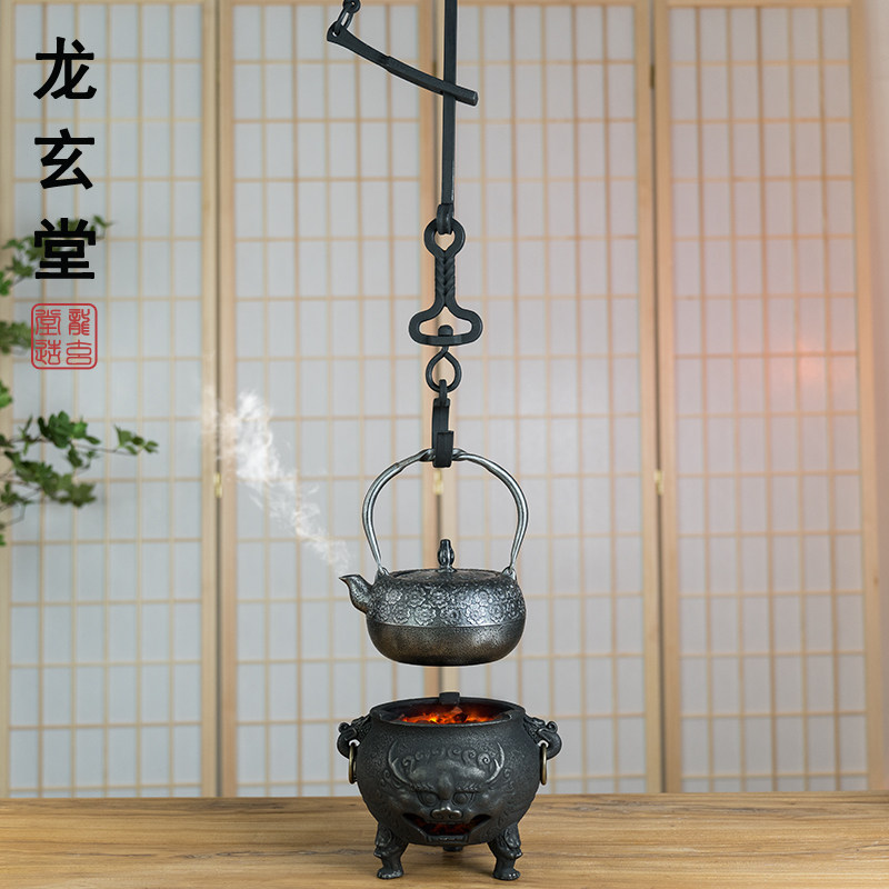 日式茶室挂钩复古风铸铁古风意境