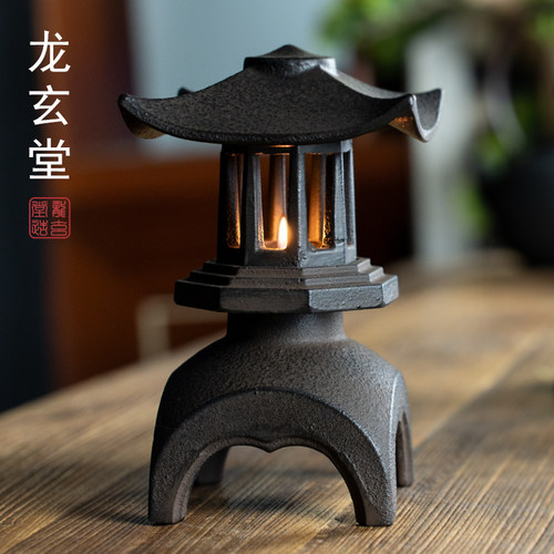 龙玄堂铸铁宫灯烛台灯