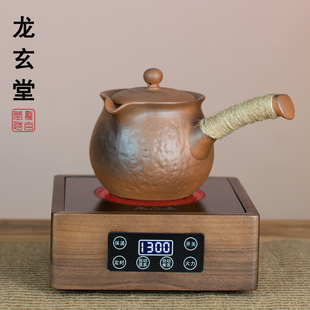 中式网红罐罐茶煮茶壶家用室内陶壶烤茶烤米奶茶围炉煮茶器茶炉