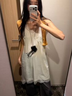 韩国东大门2026早春新款 蕾丝拼接吊带背心叠穿百搭打底上衣女装