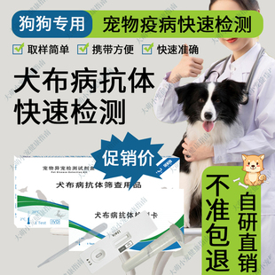 犬布病抗体快速检测卡狗狗宠物用品血液检测宠物医院同款