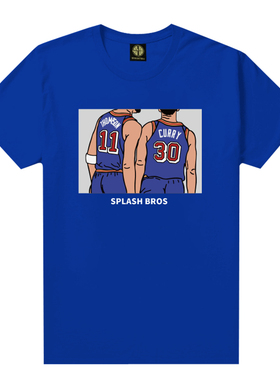 SD篮球运动T恤日落东单宽松美式篮球训练短袖tee街头篮球街球库里