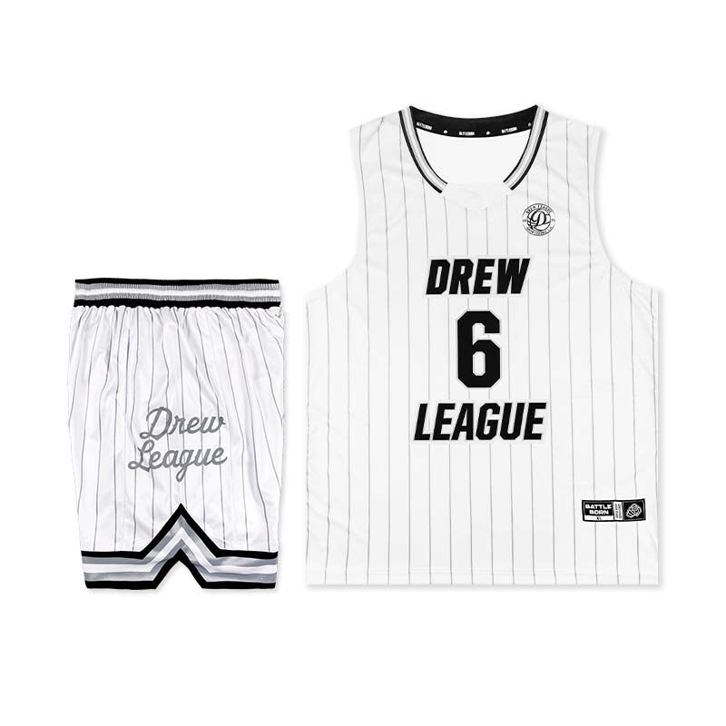斗者美式篮球服德鲁联赛宽松背心夏季健身宽肩坎肩速干训练服套装