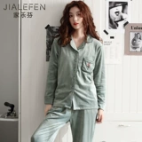 Демисезонная зимняя коралловая бархатная флисовая удерживающая тепло пижама, фланелевый осенний тонкий комплект, увеличенная толщина, в корейском стиле