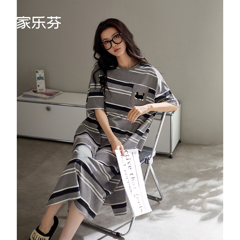 【商场同款】家乐芬睡裙女莫代尔图片