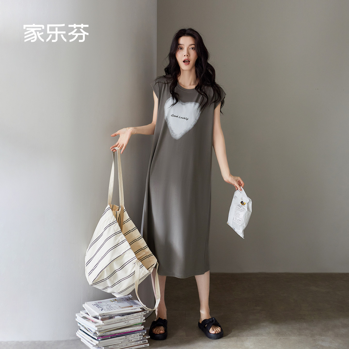【商场同款】家乐芬莫代尔睡裙女图片