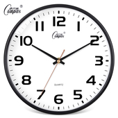 康巴丝现代创意挂墙石英钟客厅钟表挂钟简约北欧时尚 家用时钟挂表