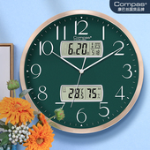 康巴丝挂钟客厅钟表简约轻奢时尚 创意石英钟 家用时钟北欧现代个性