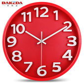 家用静音钟表立体效果创意挂钟客厅挂表石英钟表现代时尚 简约时钟