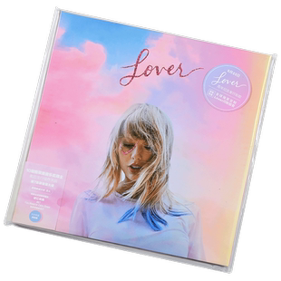 正版 TaylorSwift泰勒 霉霉专辑 lover恋人 粉蓝彩胶 2LP黑胶唱片