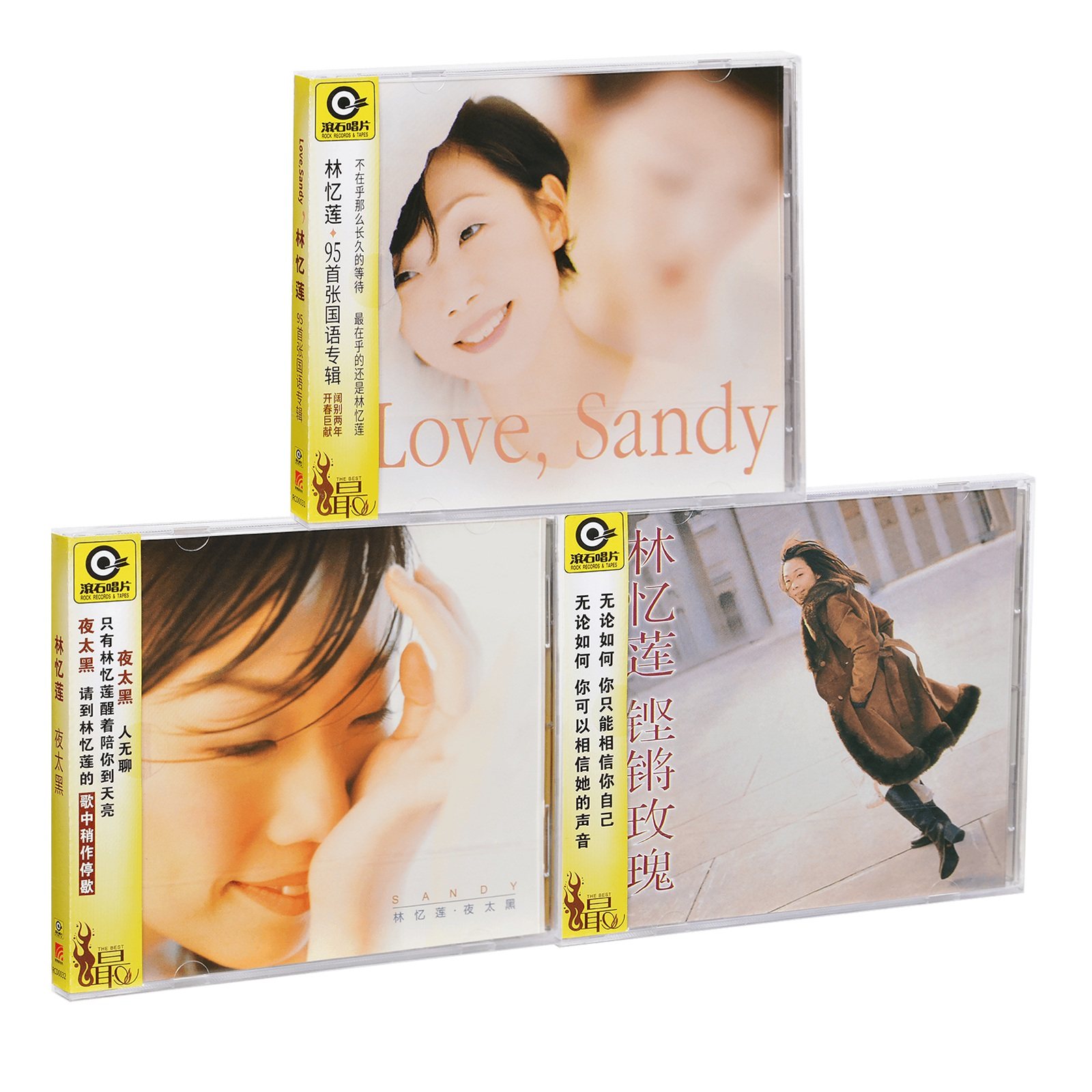 正版唱片 林忆莲专辑CD Love Sandy 伤痕夜太黑铿锵玫瑰爱是唯一