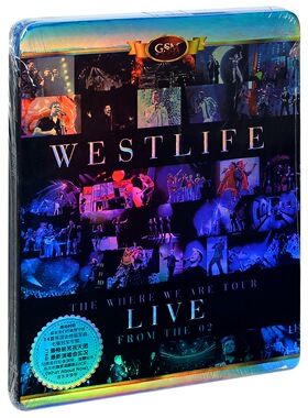 正版唱片 西城男孩 爱就在这里-伦敦演唱会 Westlife DVD