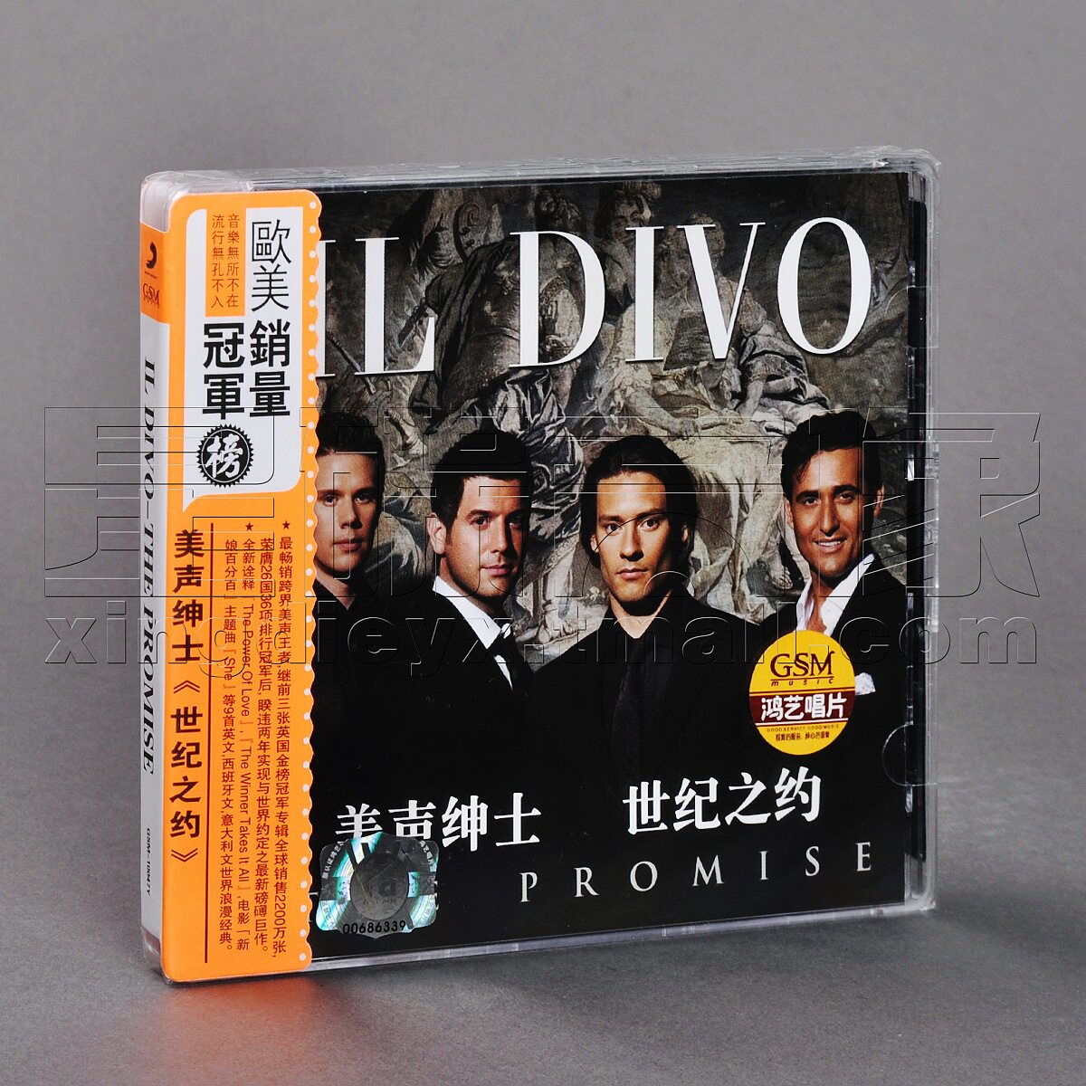 正版美声绅士 世纪之约 2008专辑 il divo the promise cd碟片