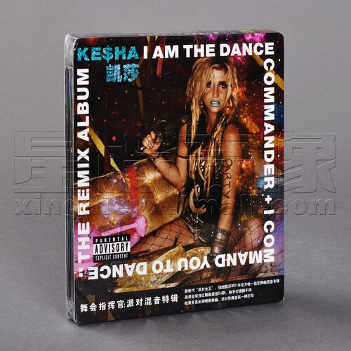 正版 Ke$ha The Remix Album 凯莎 舞会指挥官派对混音 CD