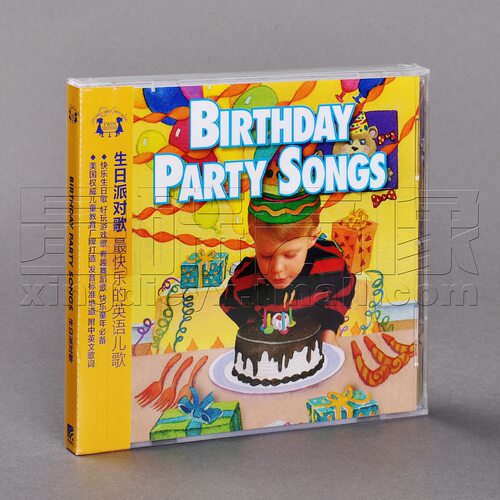 正版唱片 姐妹花2-6岁 亲子英语歌谣 生日派对歌 CD