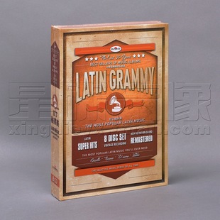 简介图册 正版 8CD 拉丁格莱美 30年畅销音乐精选4 唱片