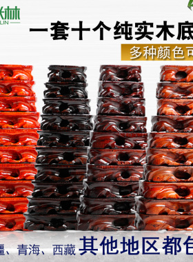 欧米林木摆件复古家居