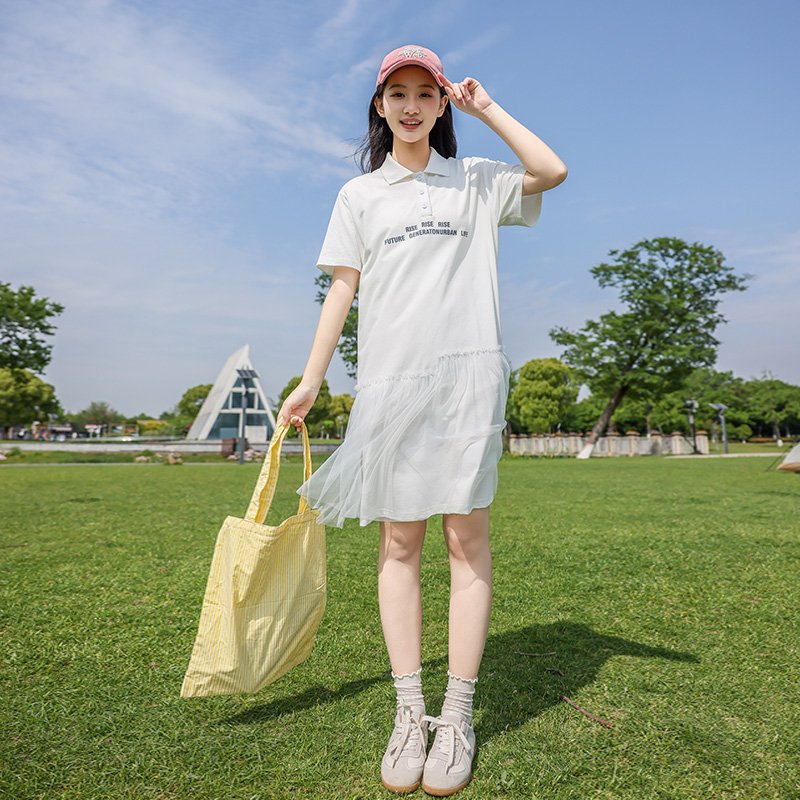 初中学生连衣裙夏装2025新款洋气
