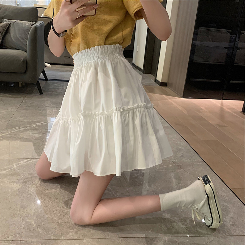 white Pleated skirt skirt summer Thin section solar system skirt Sense of design A small minority Sen family Sweet Short skirtin the Women's clothing/Boutique , Skirts  category - from Buy2taobao.com to provide professional Taobao agent buy service