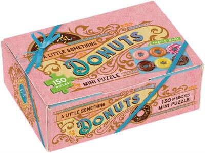 【预售】英文原版 A Little Something Donuts 150-Piece Mini Puzzle 甜甜圈 150片迷你拼图 Chronicle 休闲益智游戏生活风格书籍