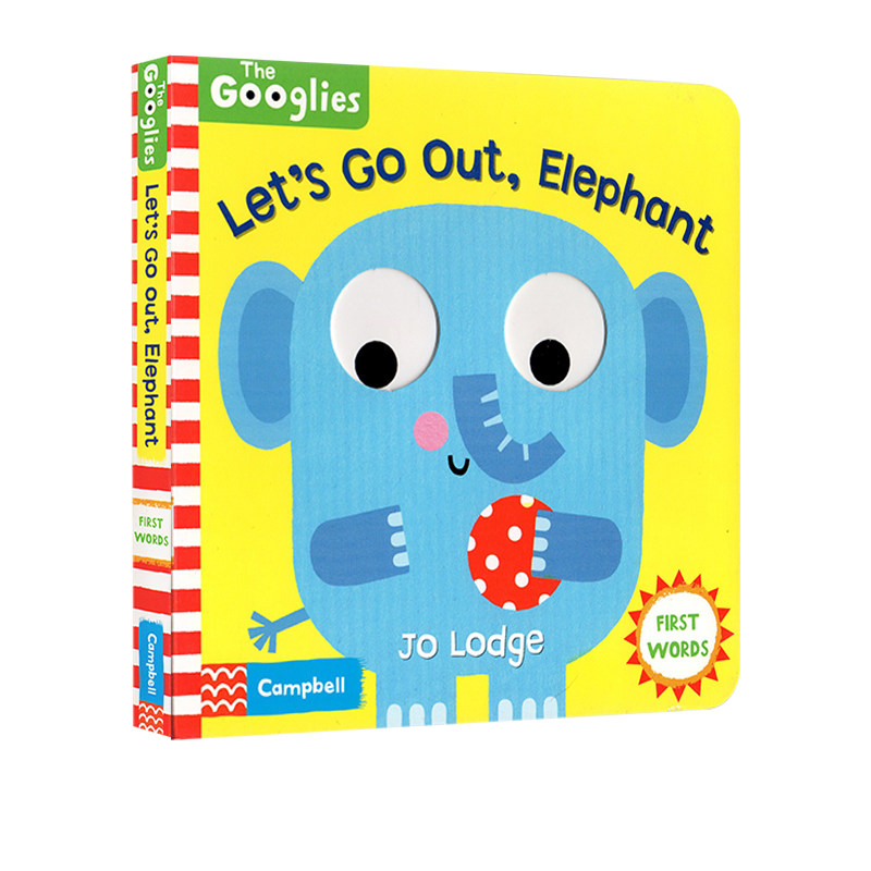预订英文原版 wiggle and giggle lets go out elephant幼儿行为礼仪