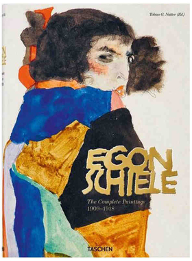 【现货】【珍藏版】大8开 Egon Schiele. The Complete Paintings, 1909–1918 埃贡 席勒 完整绘画作品1909-1918 艺术绘画书籍