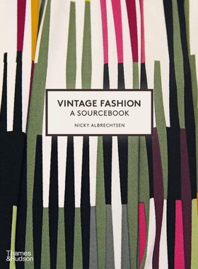 【现货】英文原版 VINTAGE FASHION: A SOURCEBOOK 复古时尚 资料集 Thames and Hudson 女性复古时尚服装设计书籍