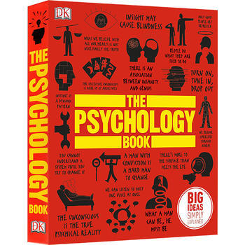 【现货】英文原版 The Psychology Book DK心理学百科图解 人类的思想百科科普丛书全彩铜版纸精装心理学书籍