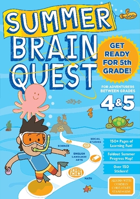 【现货】英文原版 Summer Brain Quest Between Grades 4 5暑假练习册4年级至5年级过渡复习资料书籍