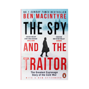 【现货】英文原版 The Spy And The Traitor间谍和叛徒 历史战争谍战动作冒险小说外国文学书籍