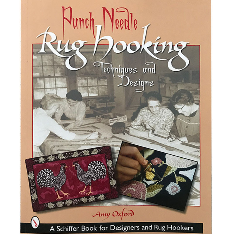 Punch Needle Rug Hooking 地毯钩织技巧书 手工针法讲解 生活类书籍
