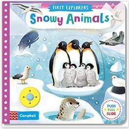 【现货】英文原版 First Explorers Snowy Animals小小探索家雪地动物STEM百科科普儿童探索启蒙机关操作纸板书儿童书籍