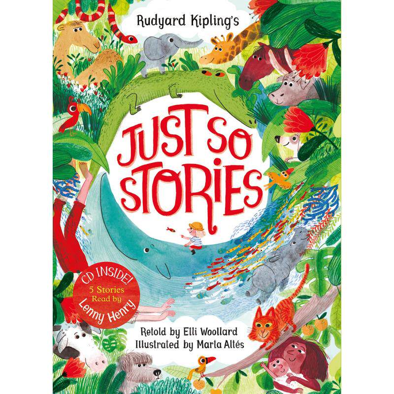 【现货】英文原版 Just So Stories 这一些小故事精品绘本带CD 经典童话故事亲子共读趣味绘本儿童书籍