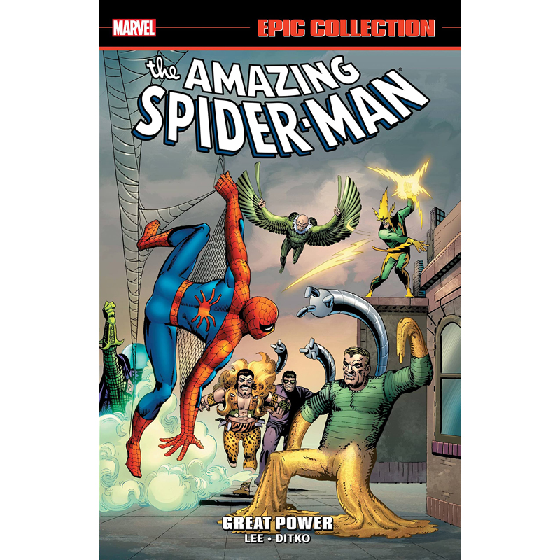 【预售】英文原版 Amazing Spider-Man Epic Collection Great Power *凡蜘蛛侠史诗合集 强大的力量 Marvel 动作冒险漫画书籍