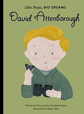 【现货】英文原版 小男孩大梦想 大卫爱登堡David Attenborough名人传记精装亲子共读启蒙自然保护者益智学习儿童英语绘本书籍