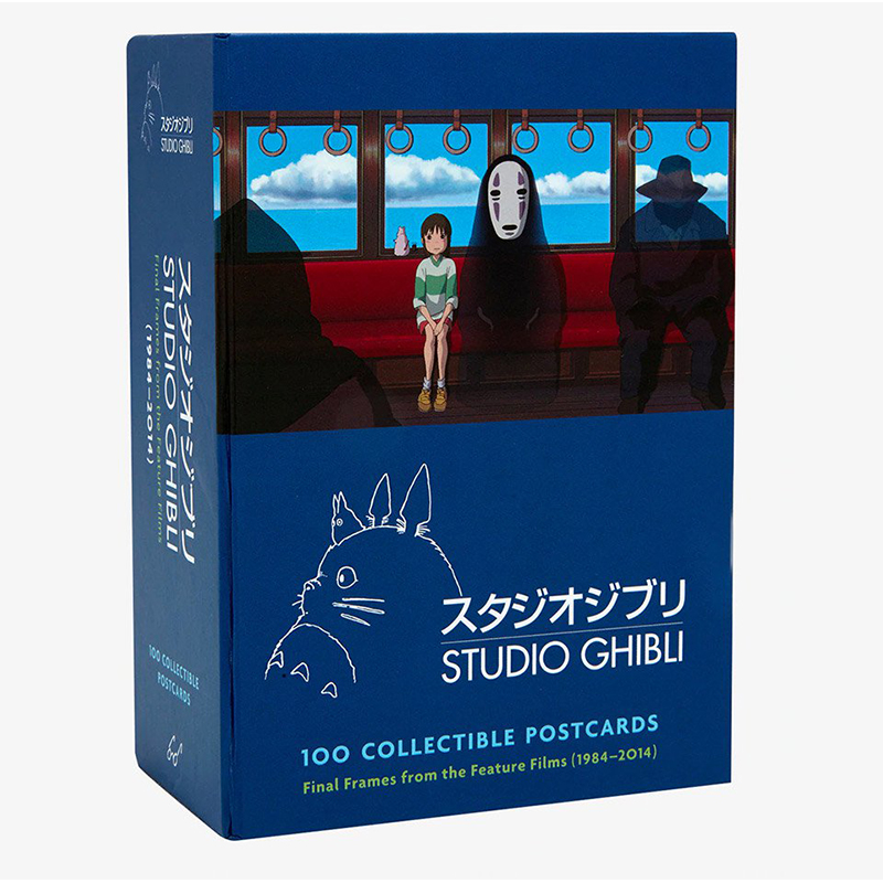 【预售】英文原版 Studio Ghibli 100 Collectible Postcards吉普力动画明信片 Chronicle Books画册插画绘本动漫周边漫画书籍