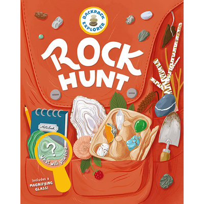 【预售】英文原版 Backpack Explorer: Rock Hunt 背包探索者 岩石 Storey 课外读物收集和了解岩石知识科普绘本书籍