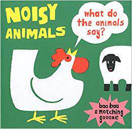 英文原版 Noisy Animals What Do the Animals Say吵闹的动物(配对游戏)动物怎么说 益智动脑趣味游戏儿童书籍
