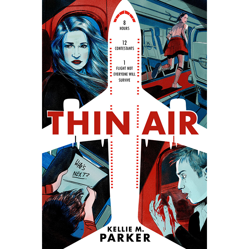 【预售】英文原版 Thin Air稀薄的空气 Penguin Young Readers Kellie M. Parker课外读物悬疑惊悚故事青少年插画书籍-封面