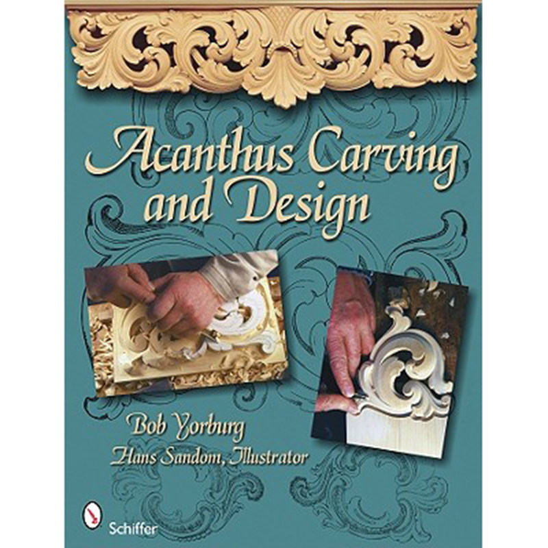 叶形装饰雕刻和设计Acanthus Carving 工艺雕刻全书 艺术设计类书籍