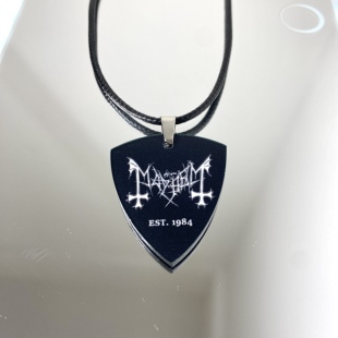 挪威黑金属Mayhem乐队周边吉他拨片项链专辑钥匙扣配饰歌手应援