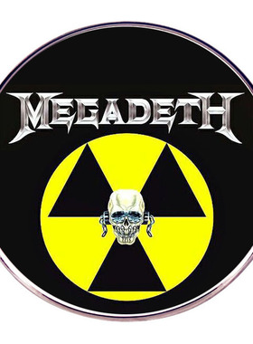Megadeth麦格帝斯胸针摇滚乐队金属音乐胸章别针合金徽章配饰