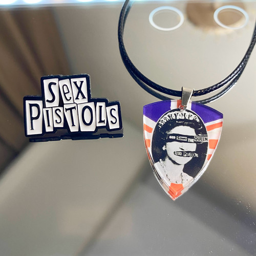 Sex Pistols性手枪乐队周边项链配饰专辑唱片欧美摇滚徽章礼物