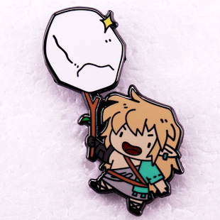 The Legend of Zelda 塞尔达传说林克游戏金属徽章胸针配饰 Pins