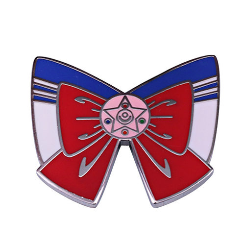 Sailor Moon 美少女战士 水手服蝴蝶结 金属徽章胸针配饰 Pins
