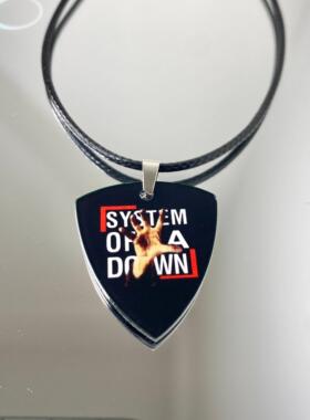 System of A Down SOAD乐队周边项链拨片配饰挂饰体制崩溃钥匙扣