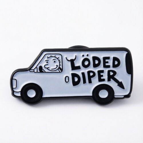 Löded Diper小屁孩日记金属胸针徽章周边配饰挂件摇滚乐队吧唧